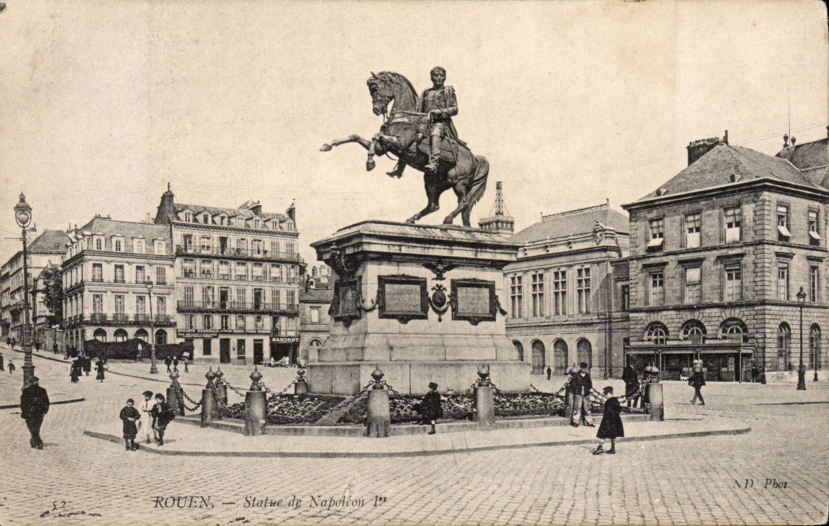 Rouen - Statue of Napoleon I - CPA