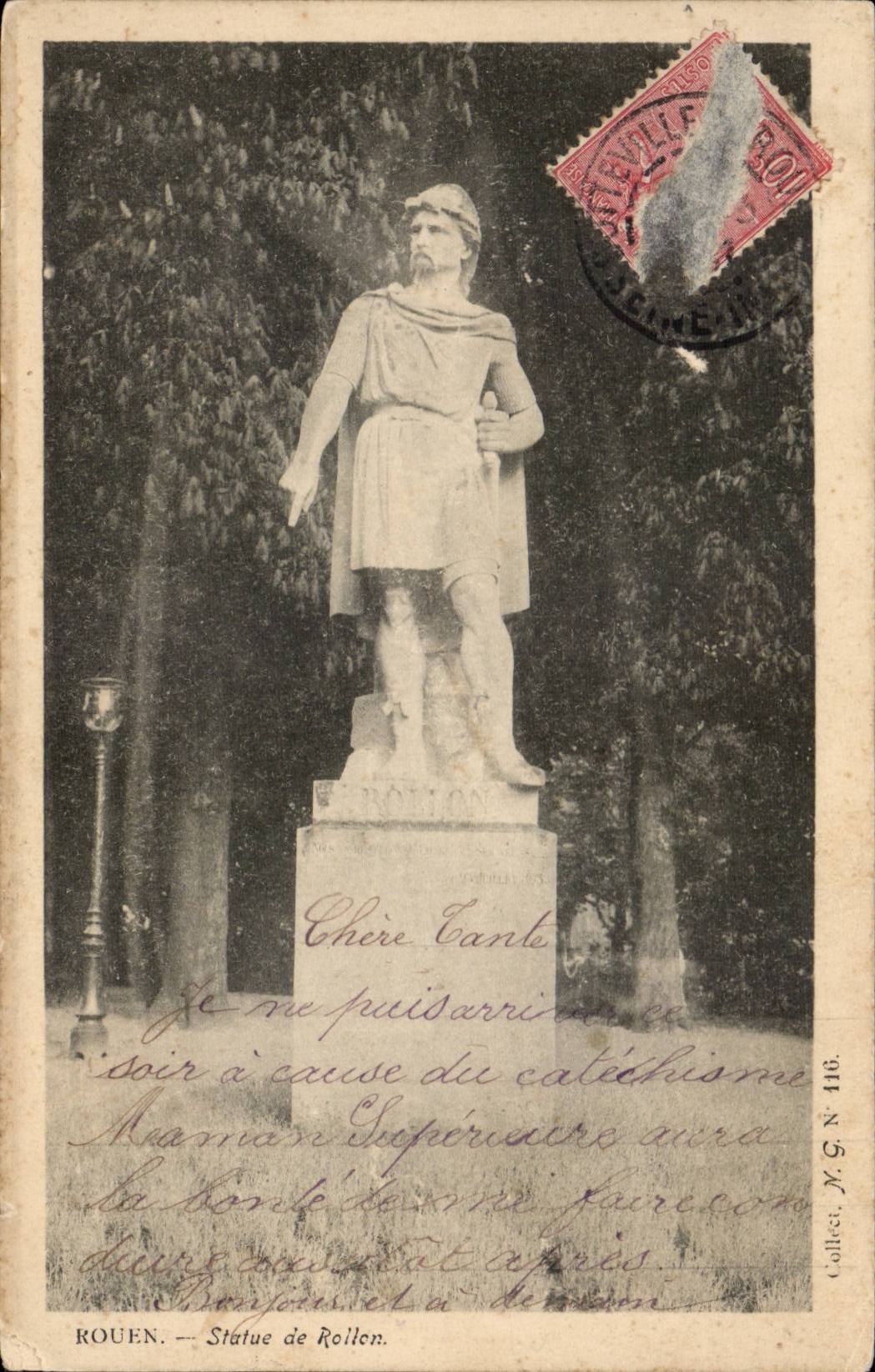 Rouen - Statue of Roilon - CPA