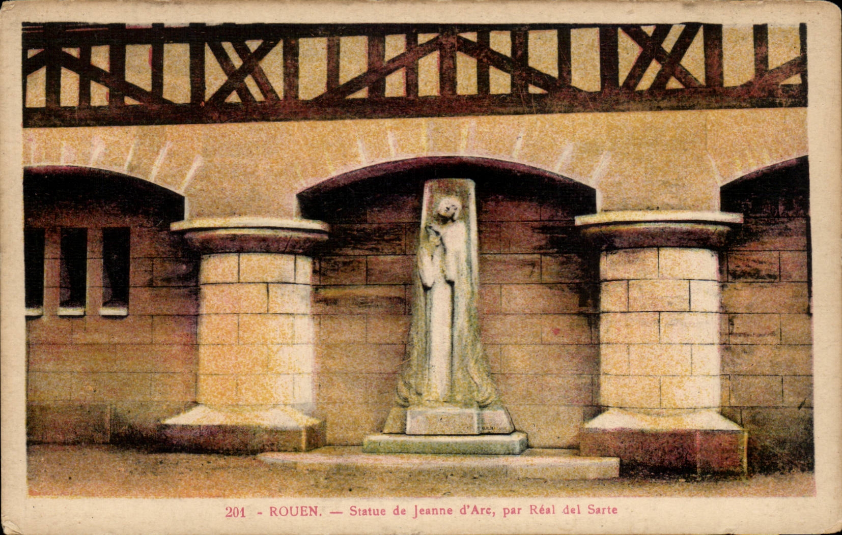 Rouen - Statue of Jeanne d' Arc - CPA
