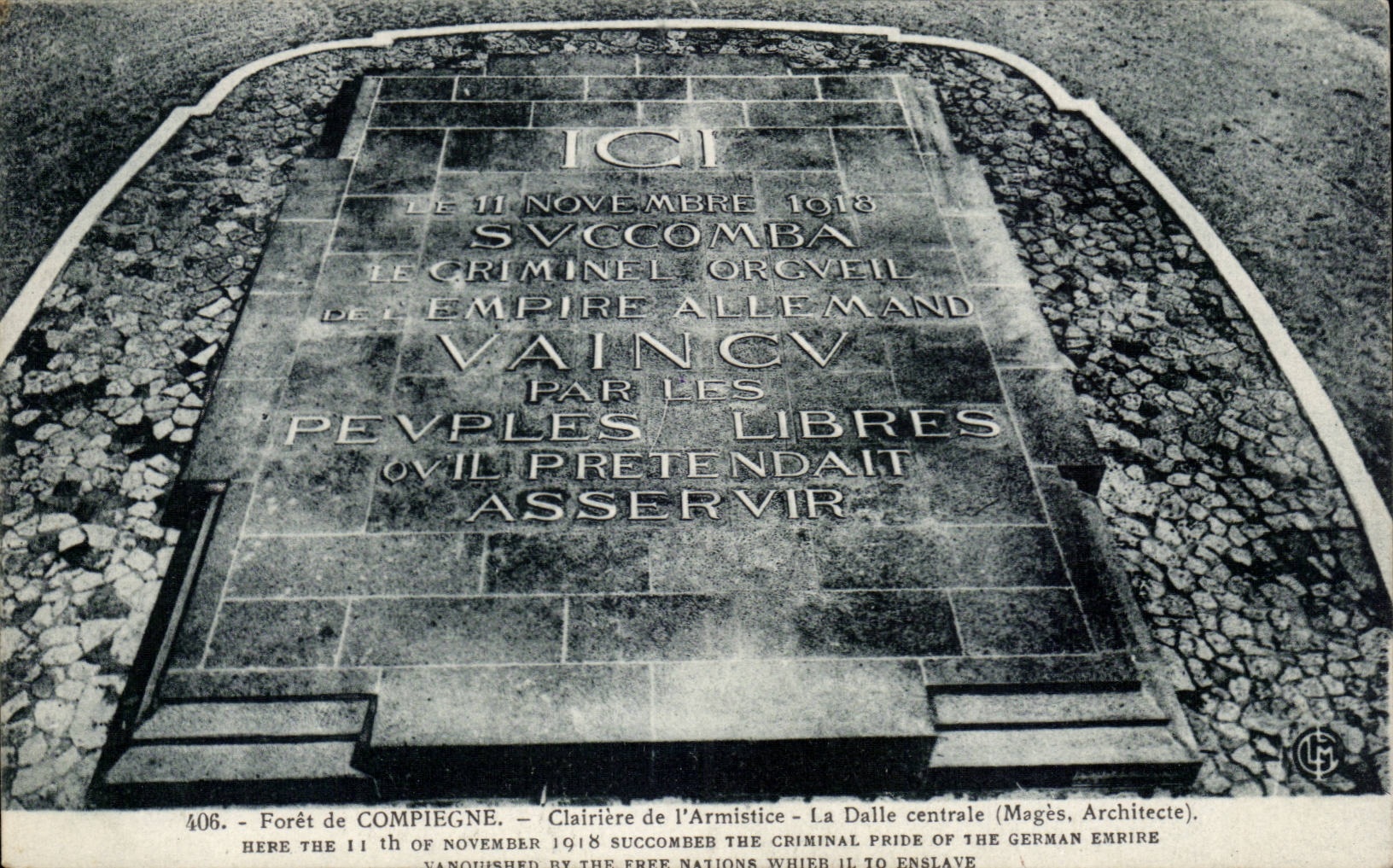 Compiegne - Bohrgerat von Compiegne - Reinigung des Waffenstillstands - CPA