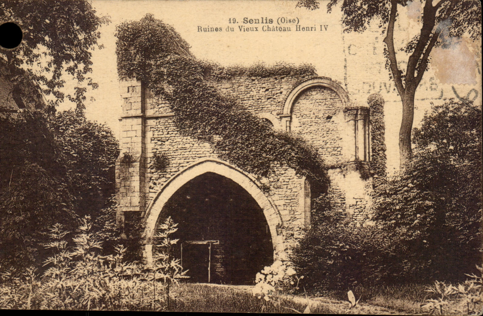 Senlis - Ruins of the Old Castle Henri IV - CPA