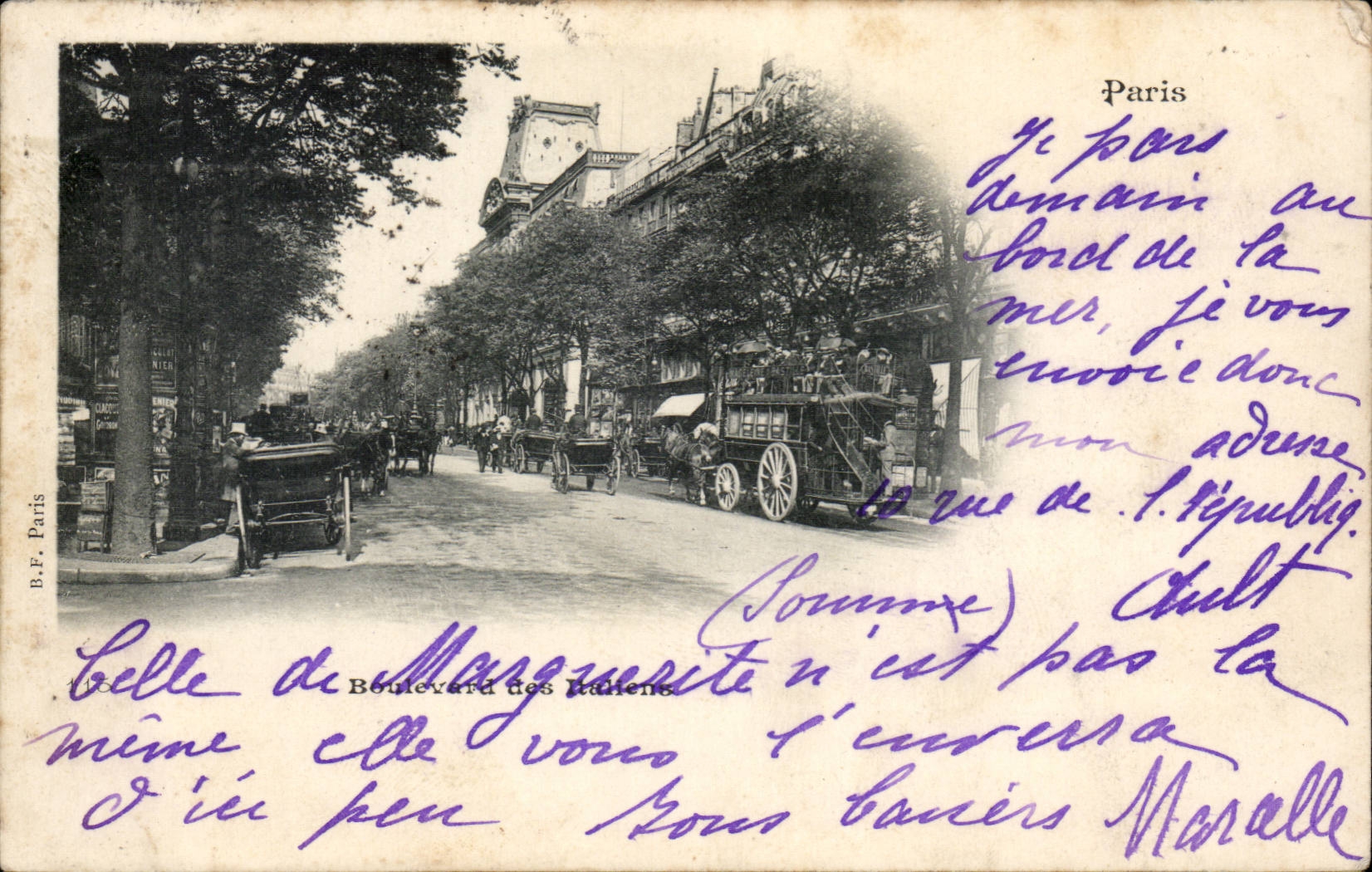 CPA Paris Boulevard des Italiens