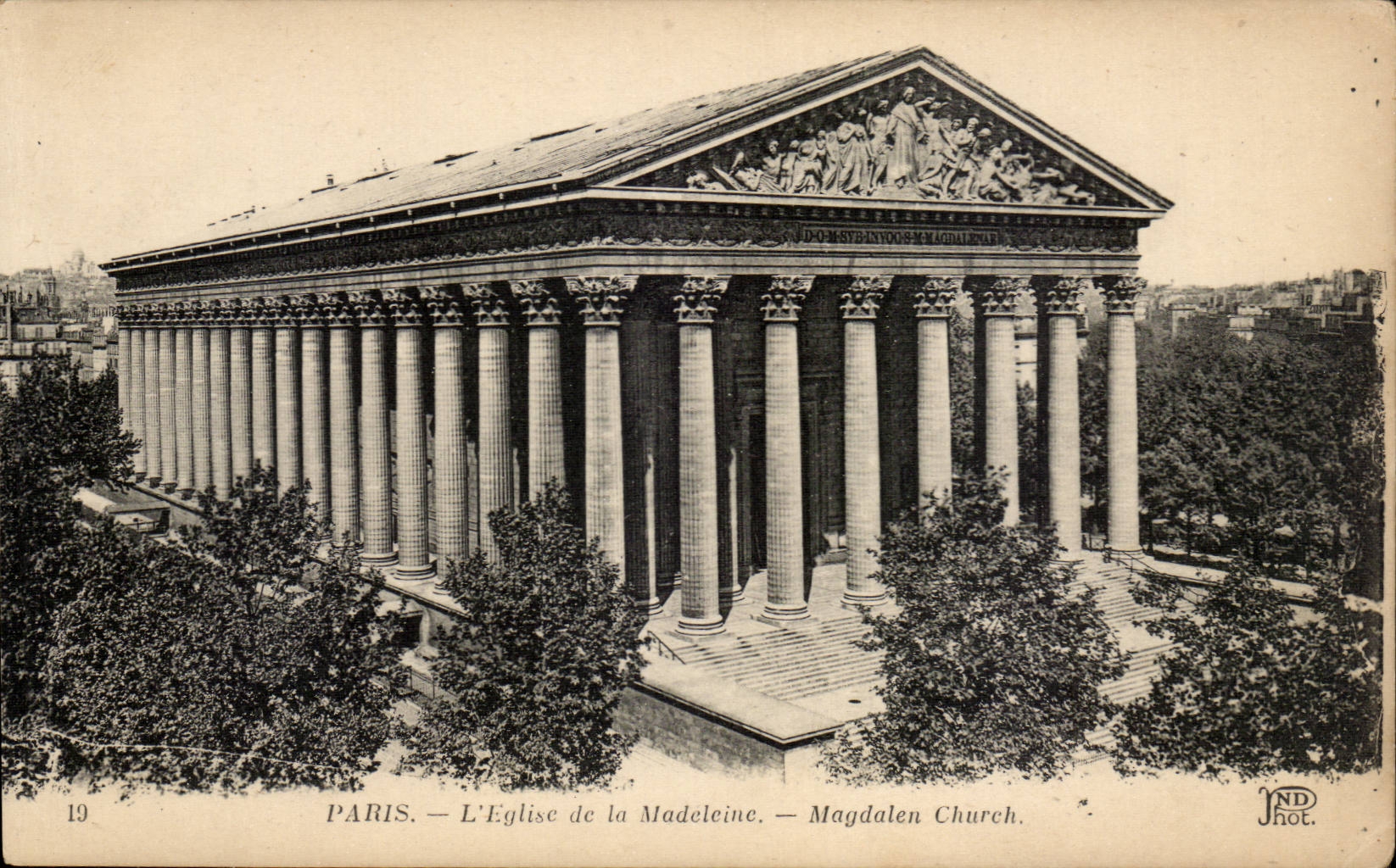 CPA Paris Church of the Madeleine