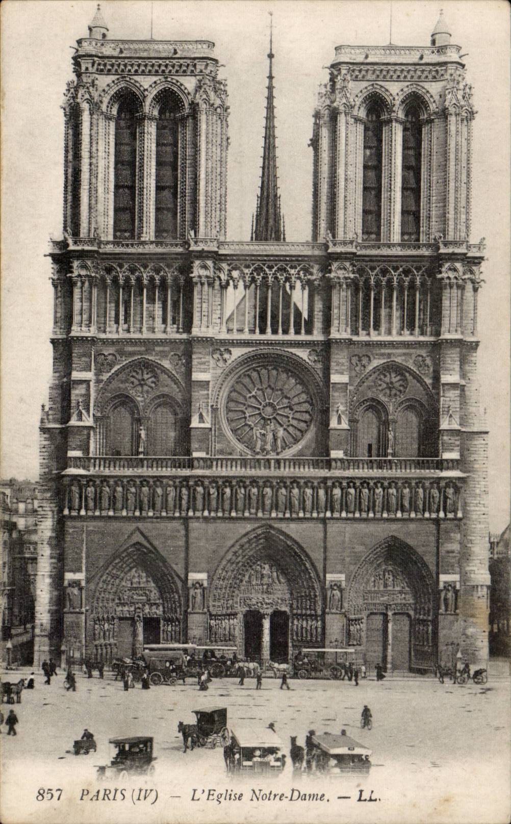 CPA Paris Eglise Notre Dame