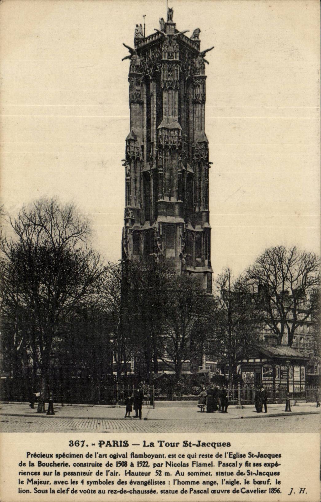 CPA Paris Tour St Jacques