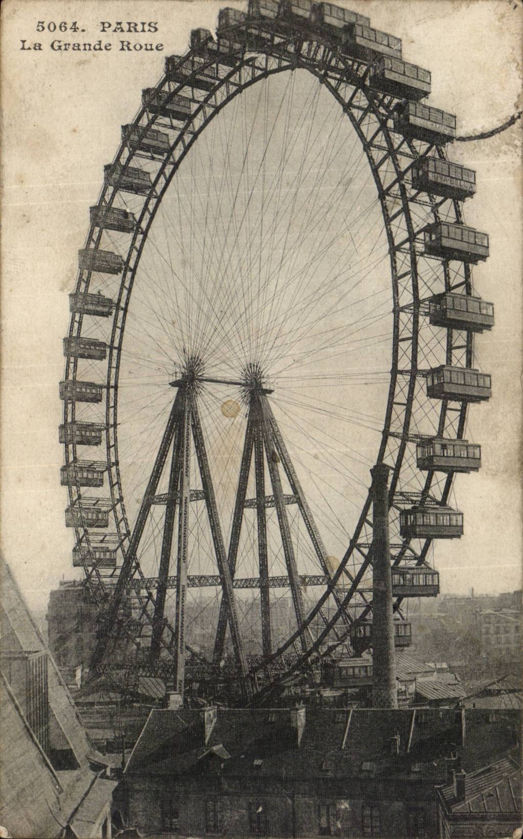 CPA Paris La grande roue