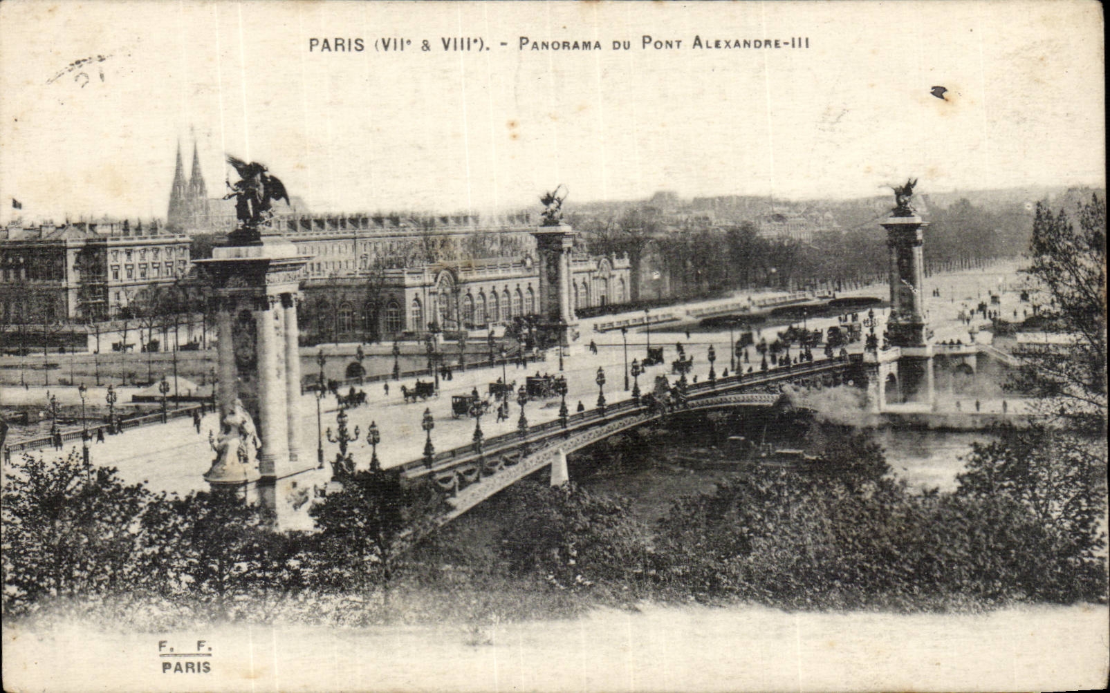 CPA Paris Bridge Alexandre III