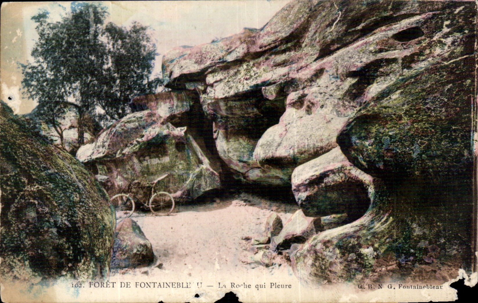 CPA Drill of Fontainebleau the rock which cries