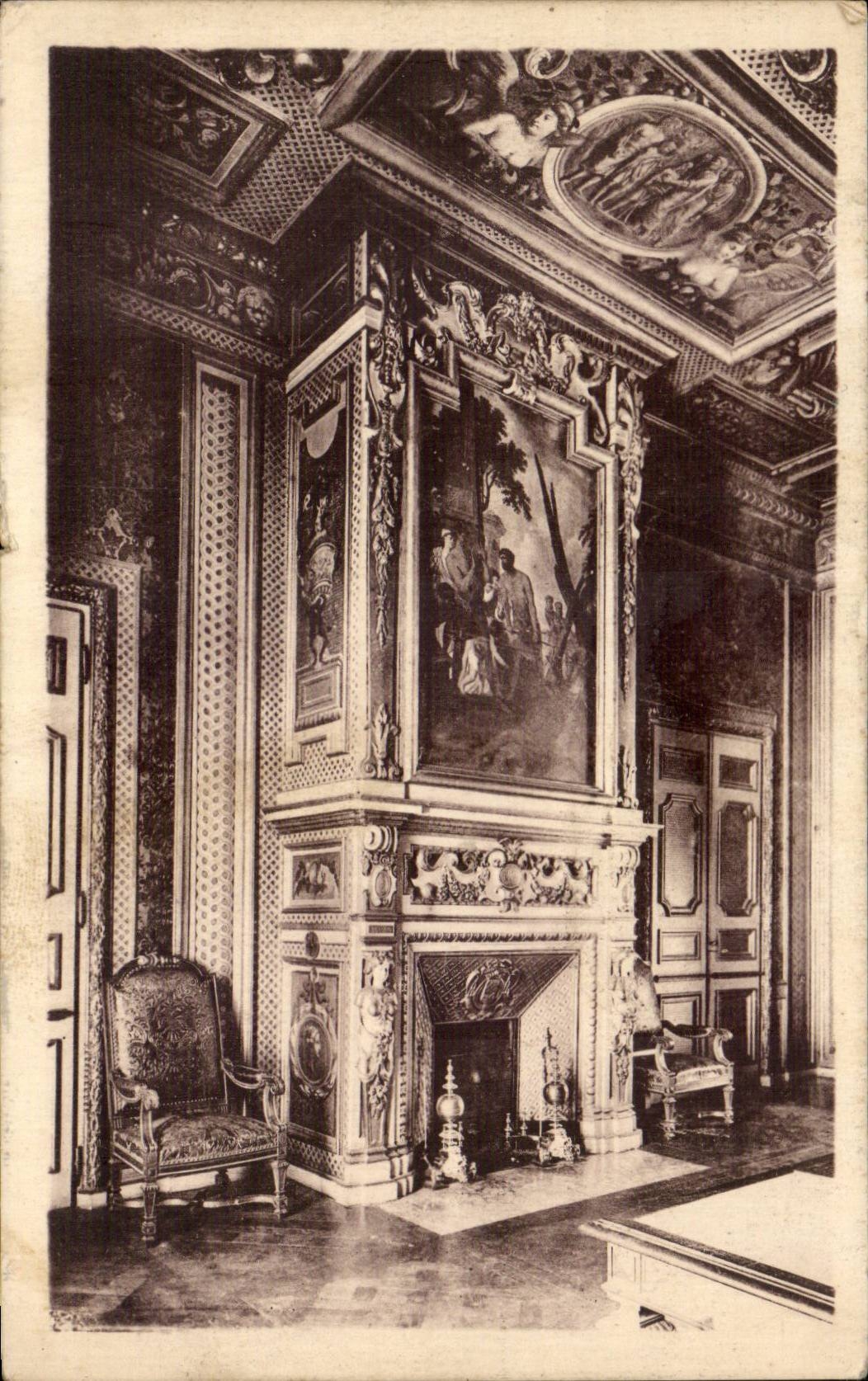 CPA Lisieux alter episkopaler Gaumen der Kamin