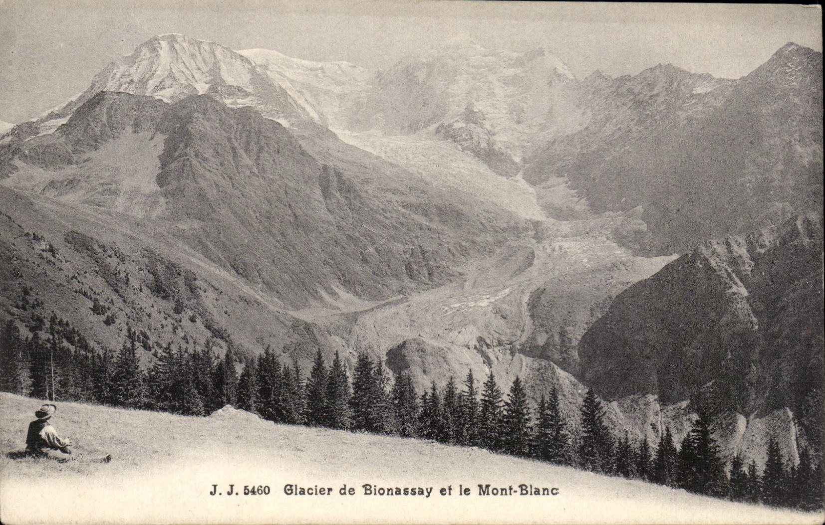 CPA Glacier of Bionassay and Mont Blanc