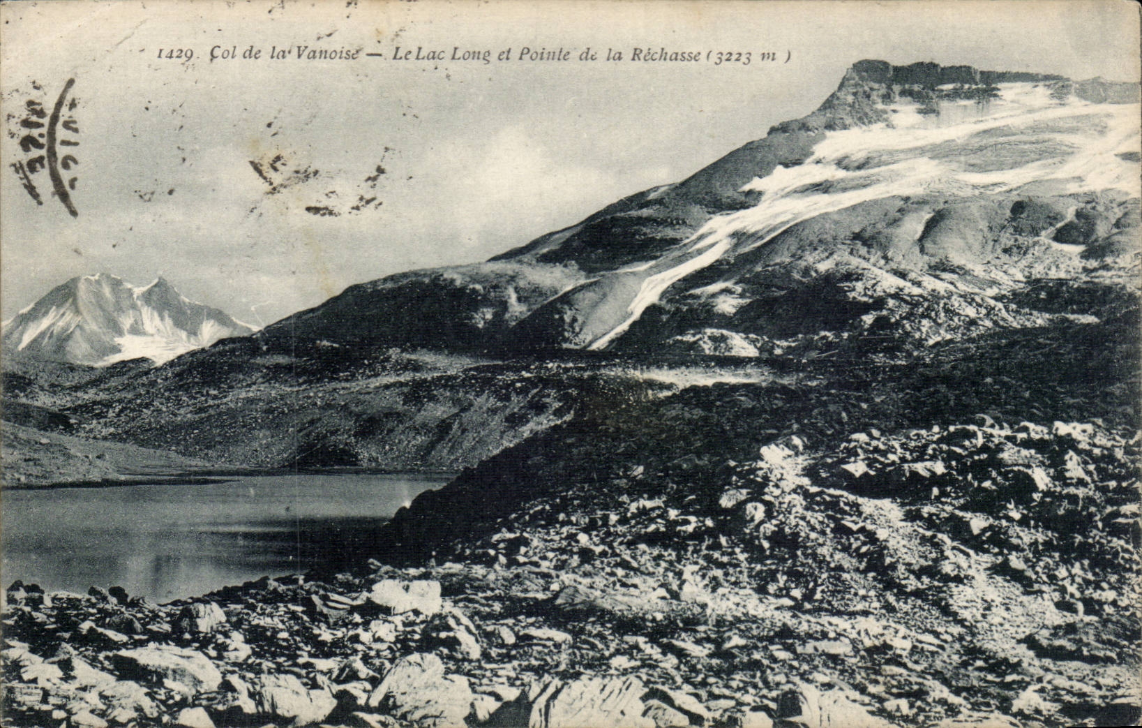CPA Collar of Vanoise the lake Log and Point of Rechasse