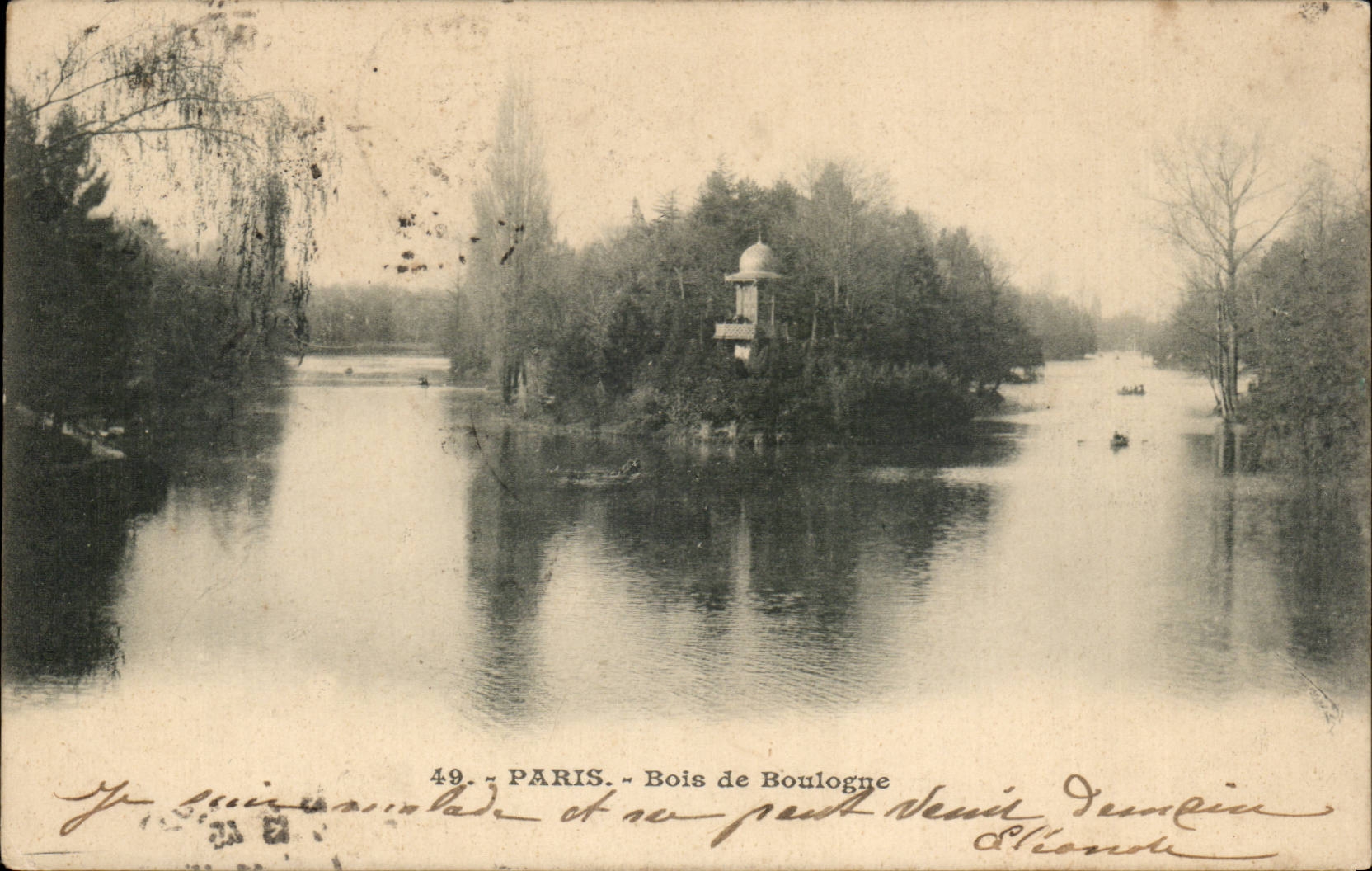Paris CPA Le Bois de Boulogne