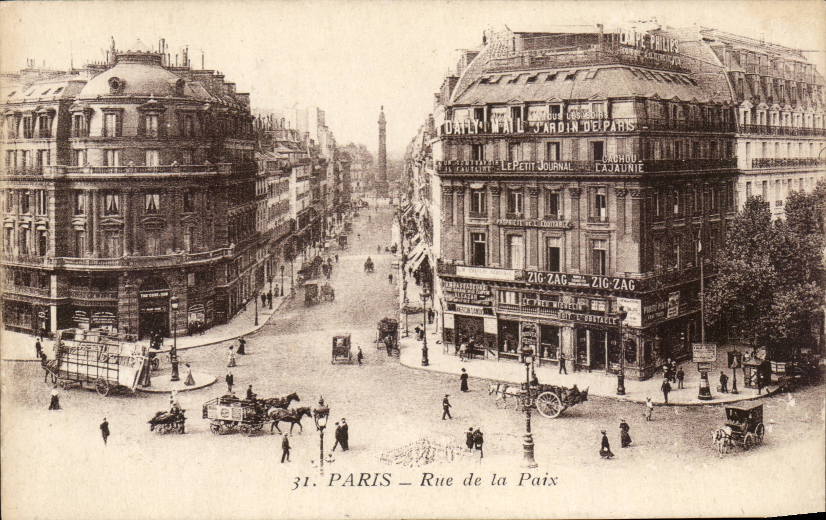 Paris CPA Rue de la paix