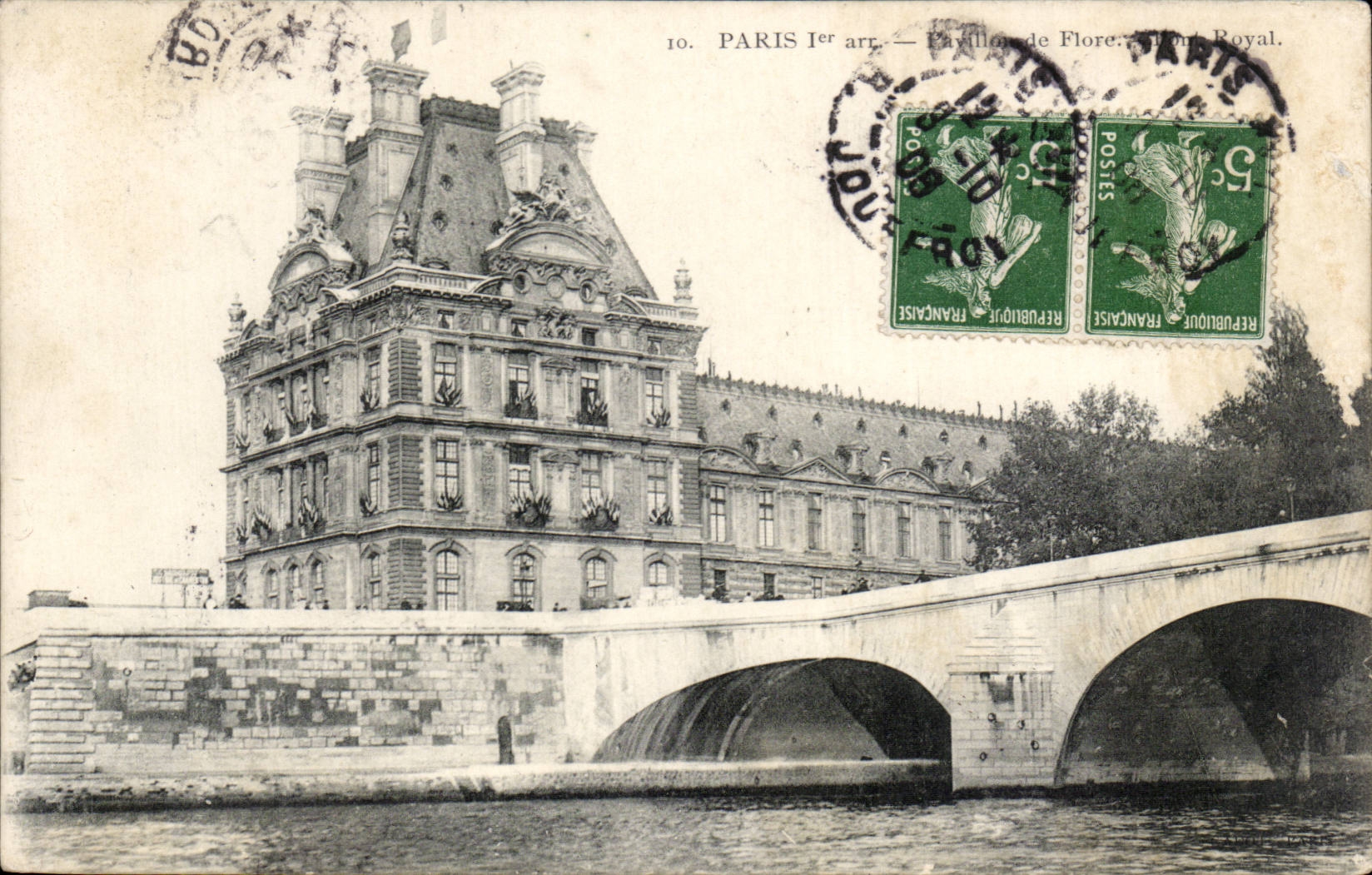 CPA Paris Pavillon de Flore