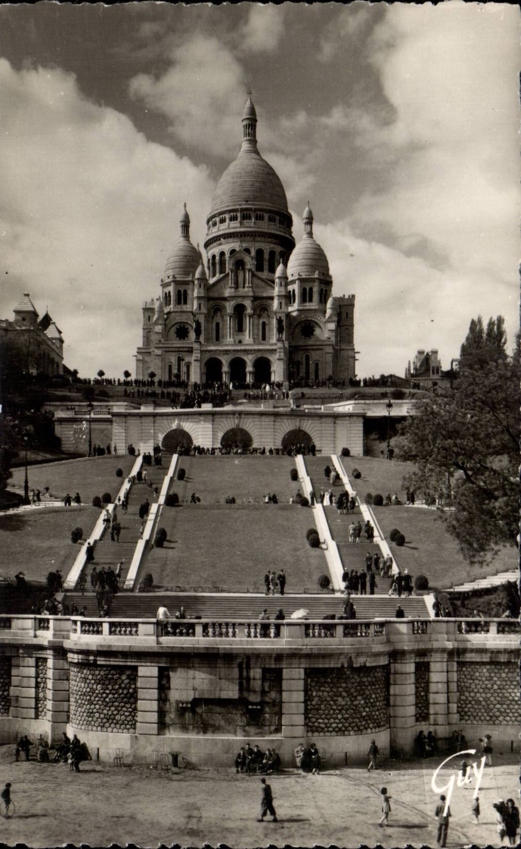 CPA Paris Sacre Coeur Montmartre