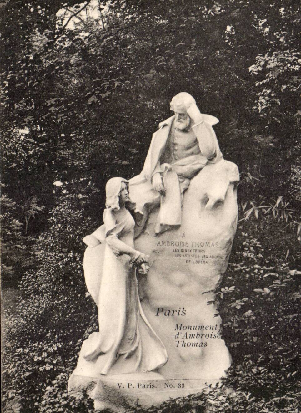 CPA Paris Monument d'Ambroise Thomas