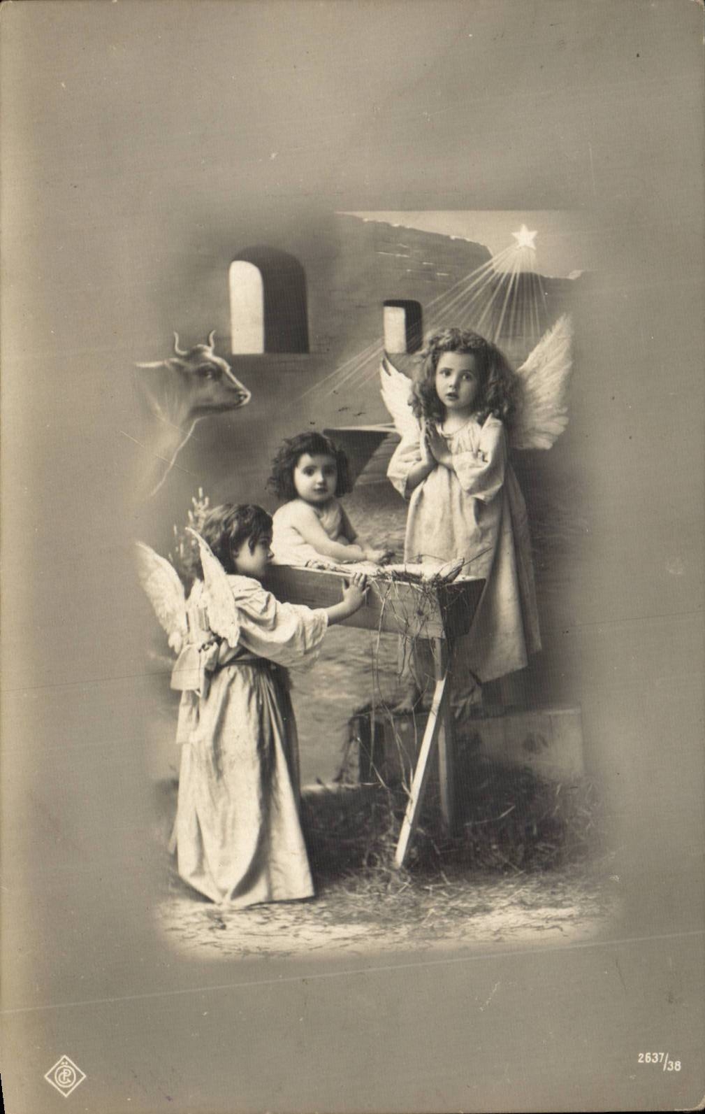 CPA Fantasy Children Angel Angel