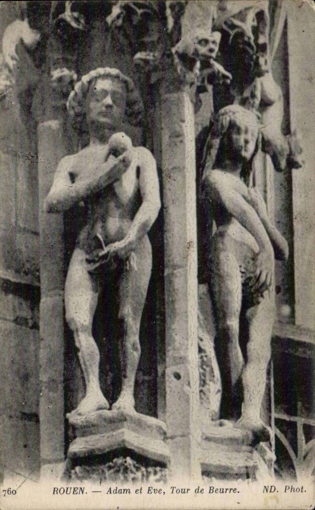 Rouen CPA Adam and Eve Tower of Butter