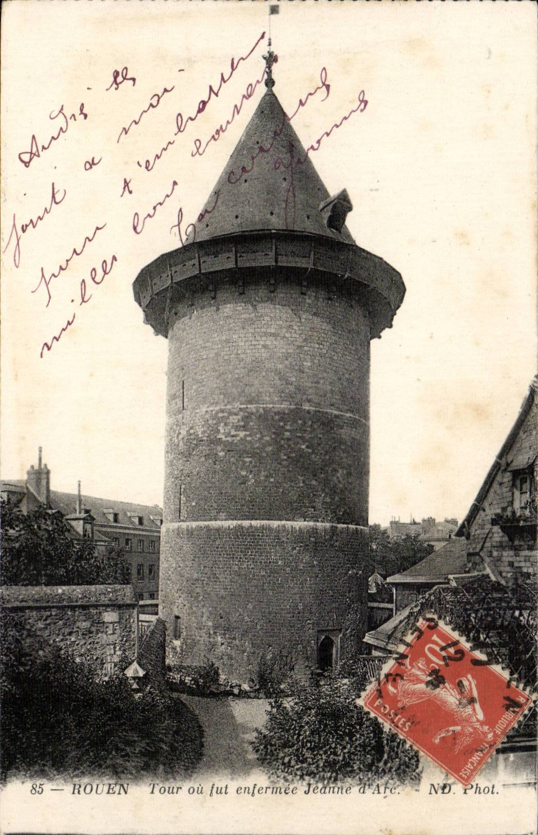 Rouen CPA Turn or was enfermee Jeanne of arc