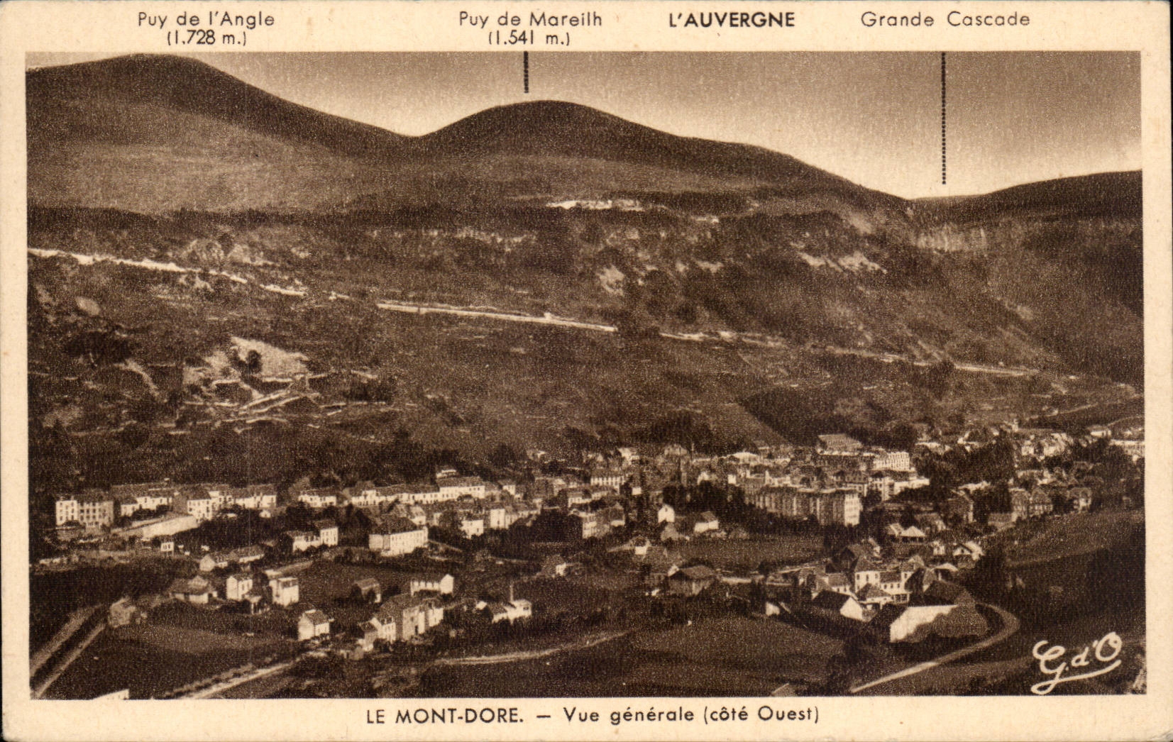 CPA the Mount Gilds View (Western dimension)