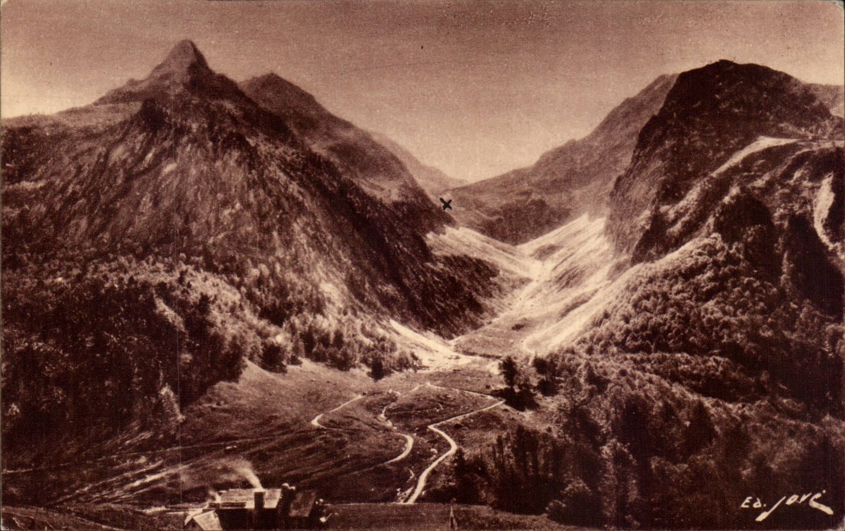 CPA Luchon Superbagneres and surroundings Venasque and the peak of the Spade
