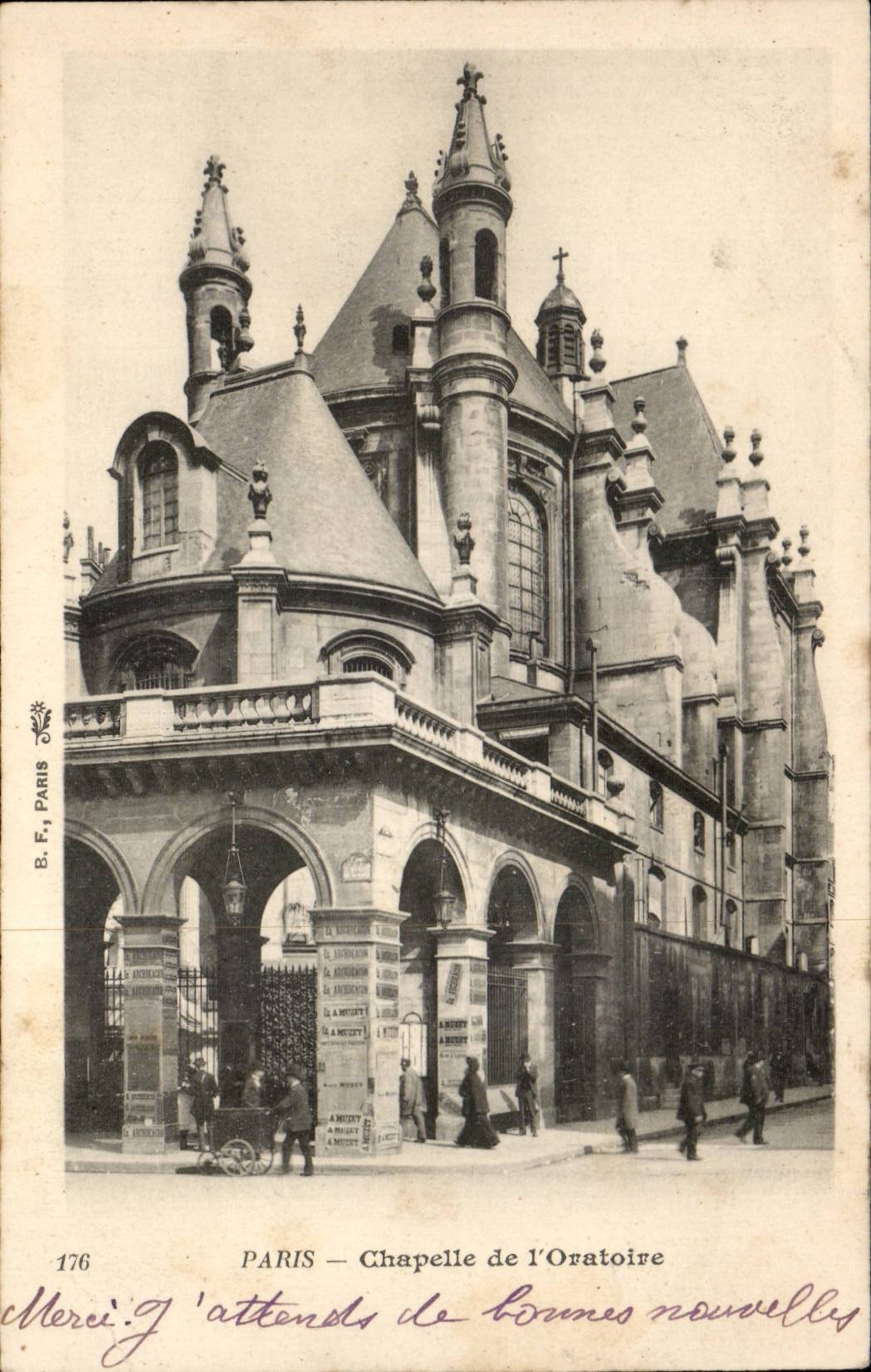 CPA Paris Chapelle de l'oratoire