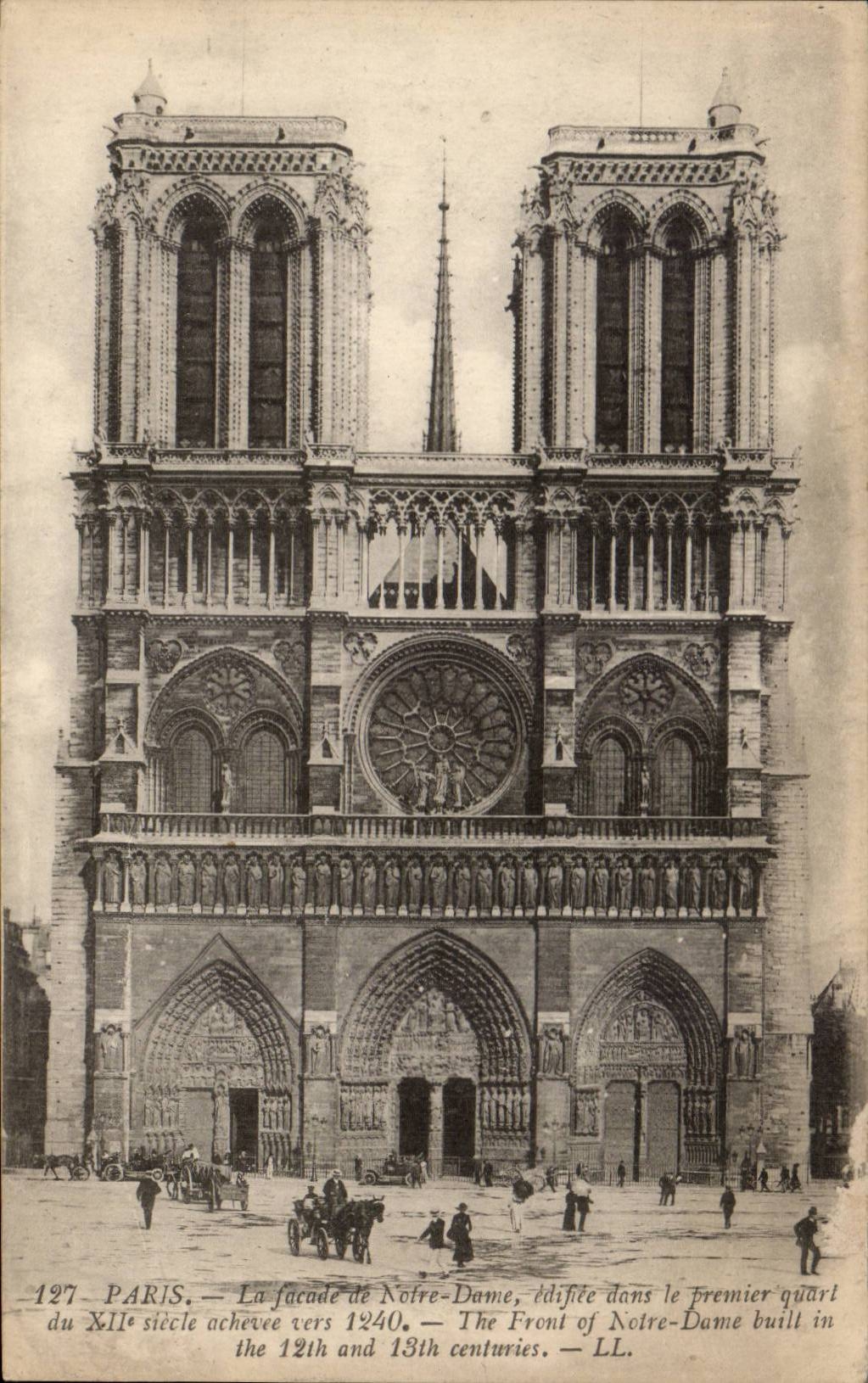 CPA Paris Eglise Notre Dame 