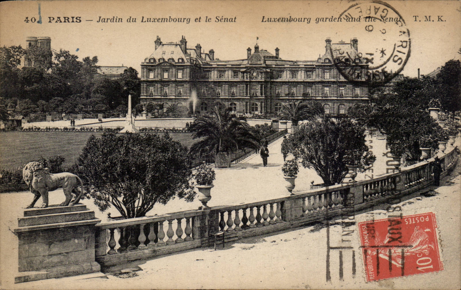 CPA Paris Garden of Luxembourg and Senat