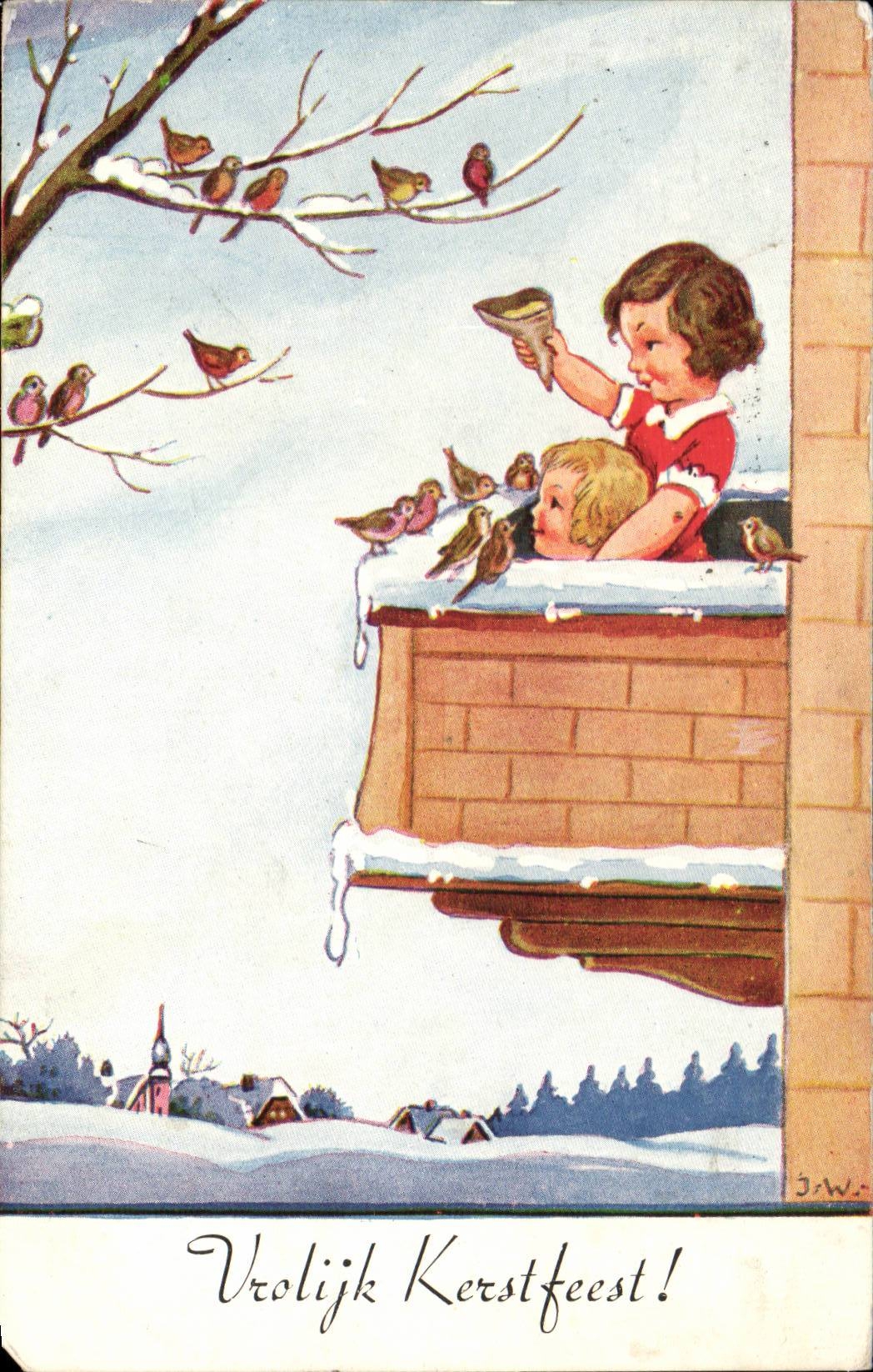 CPA Fantasy Kerstfeest Child