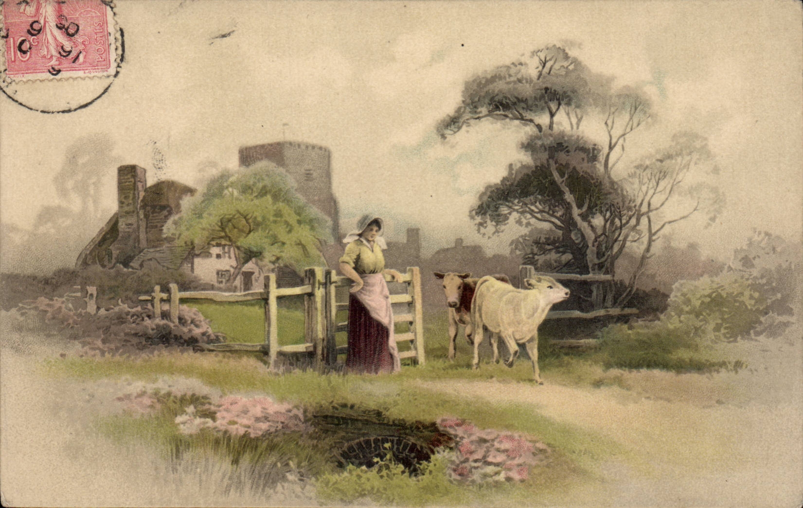 CPA Fantasy Woman and cow