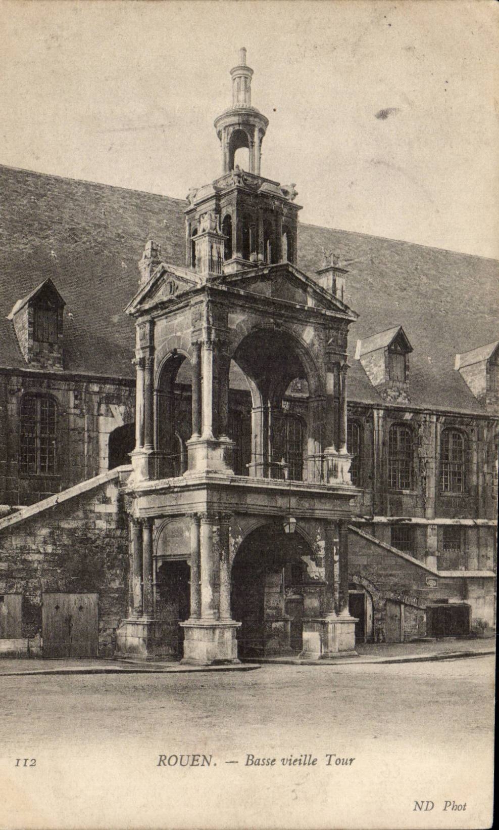 CPA Rouen Low old woman tower