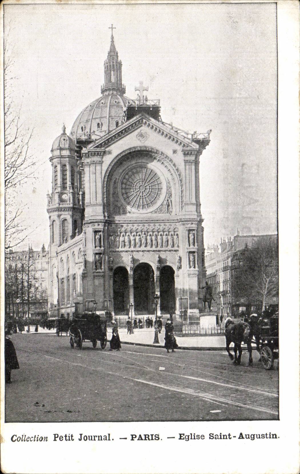 CPA Paris Church Saint Augustin