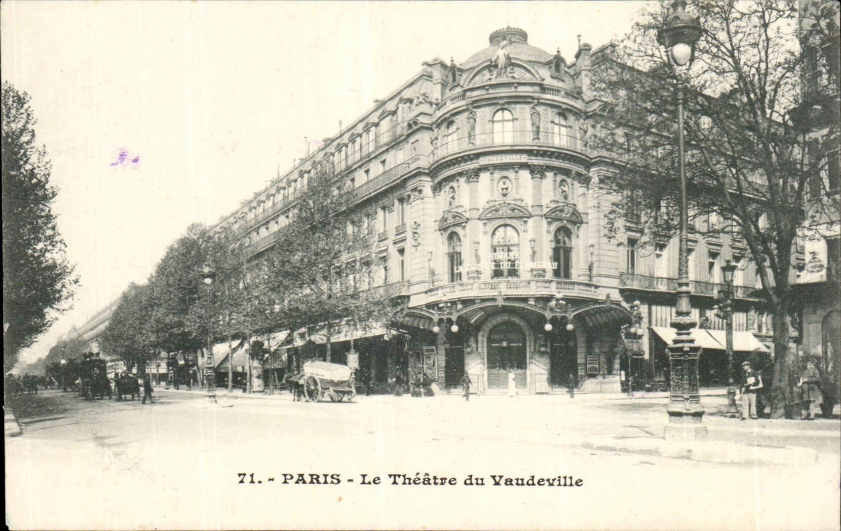 CPA Paris Theatre de Vaudeville