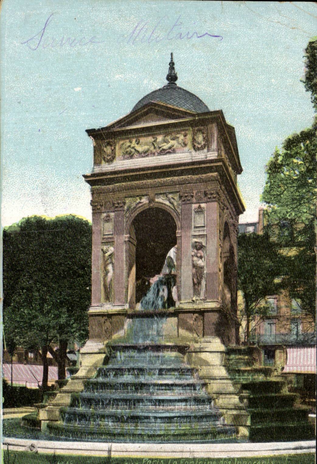CPA Paris Fontaine des Innocents