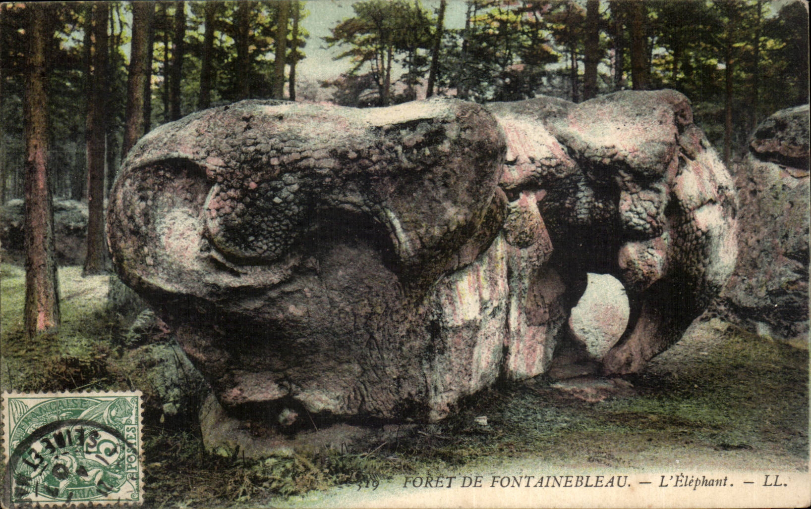 CPA Drill of Fontainebleau the elephant