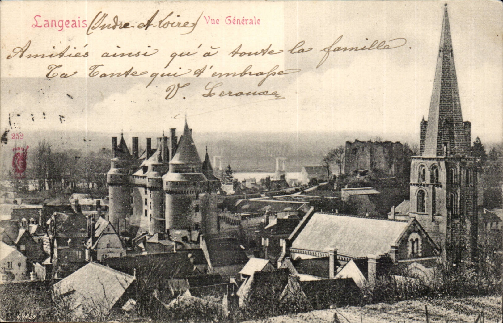 CPA Langeais Vue generale