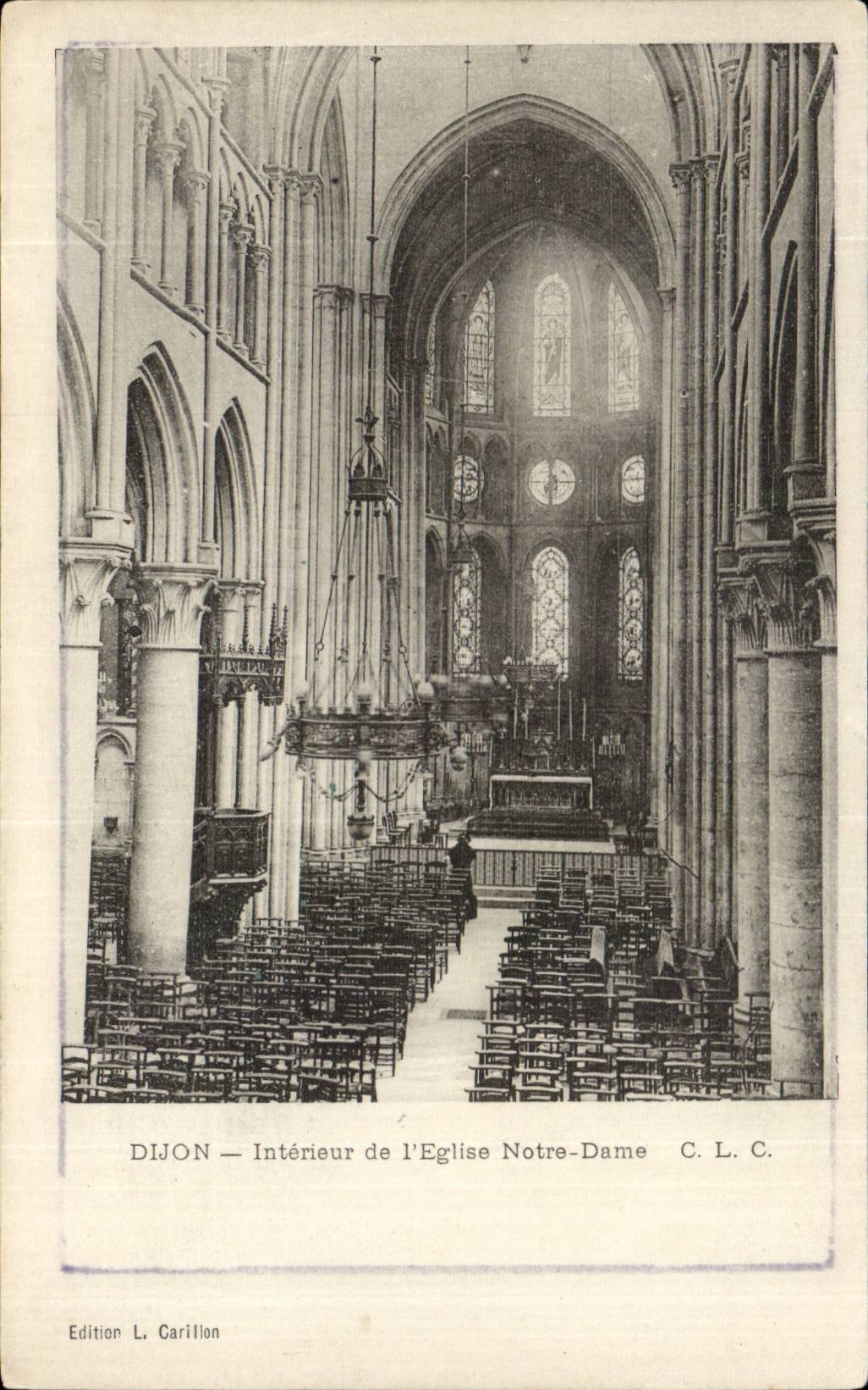 CPA Innendijon von der Notre- Damekirche