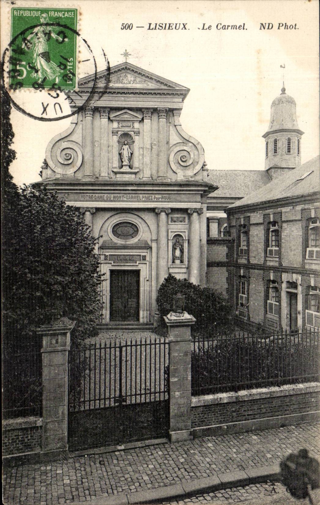 CPA Lisieux das carmel