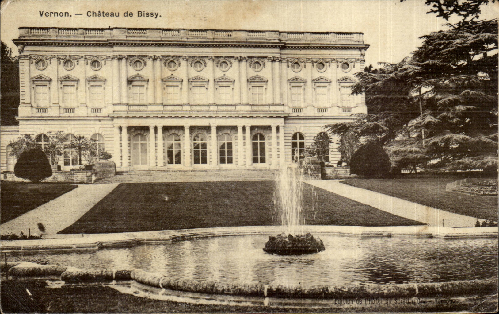 CPA Vernon Castle of Bissy