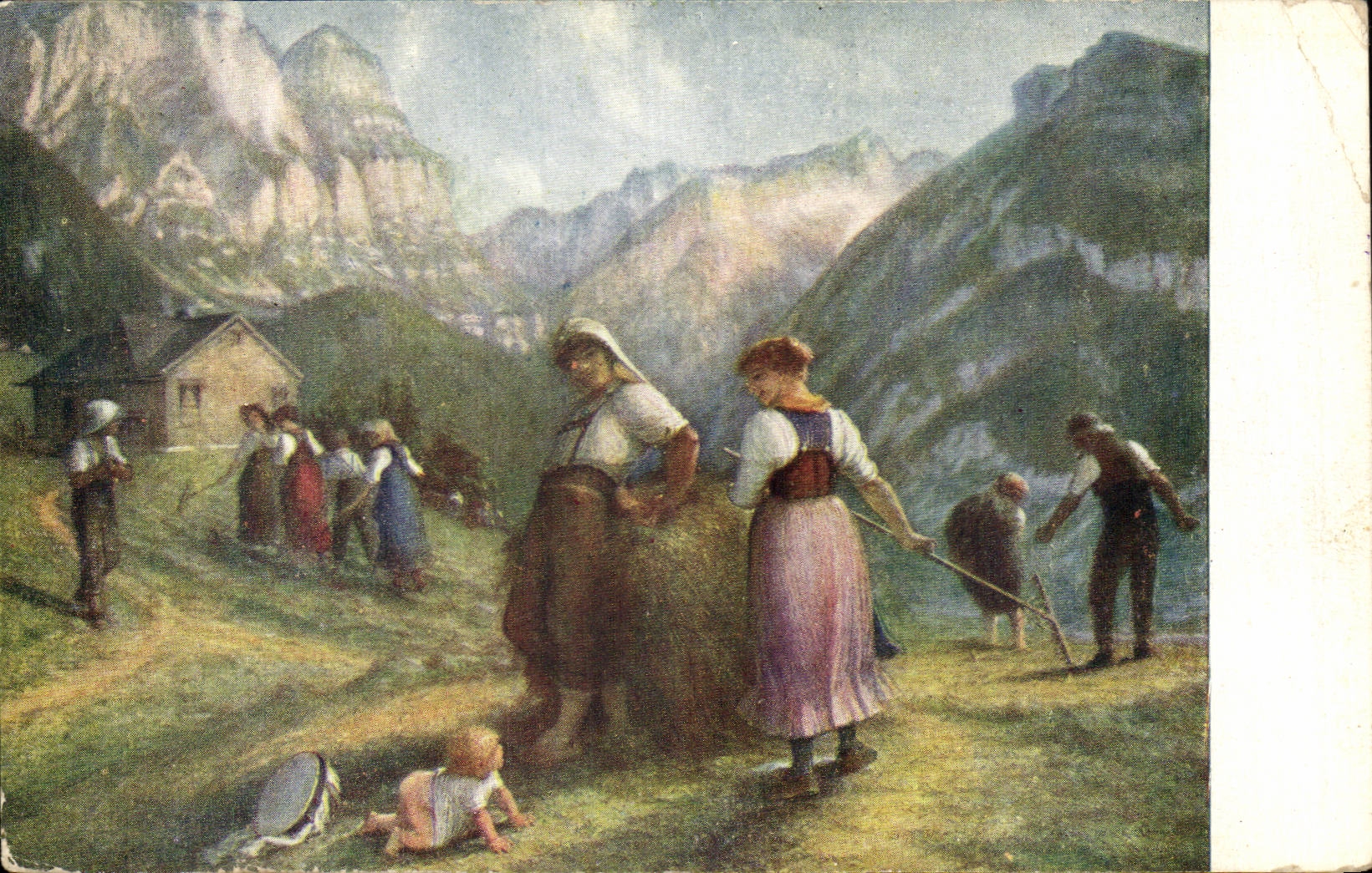 CPA Rittmeyer Les fenaisons