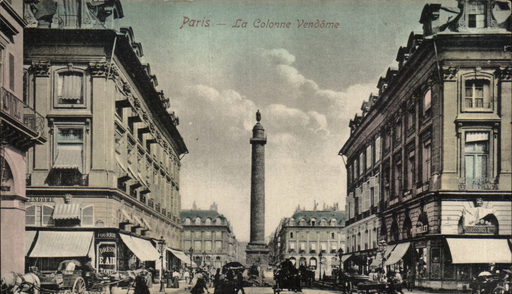 CPA Paris die Vendome Spalte
