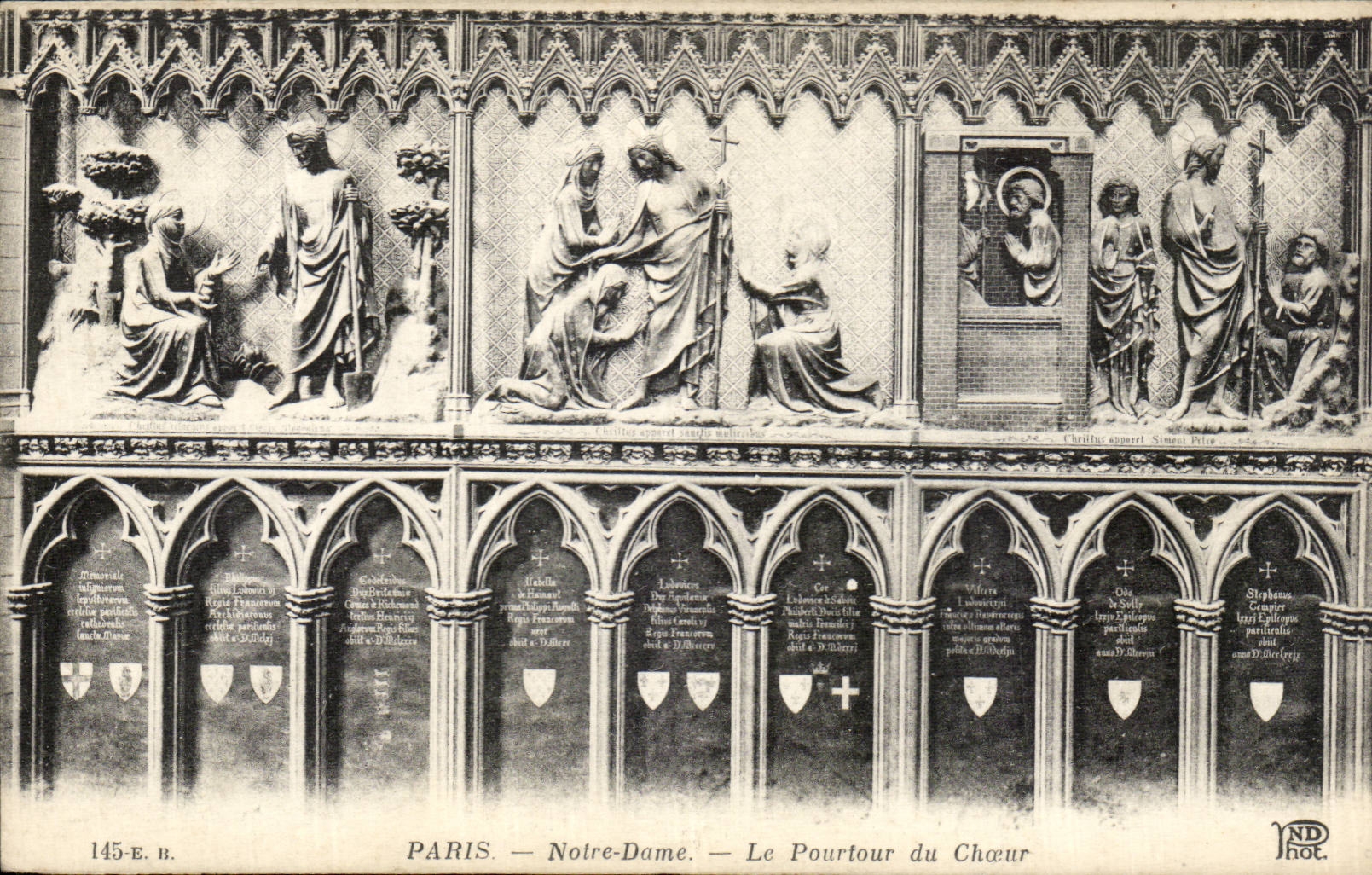 CPA Paris Notre Dame Le pourtour du choeur