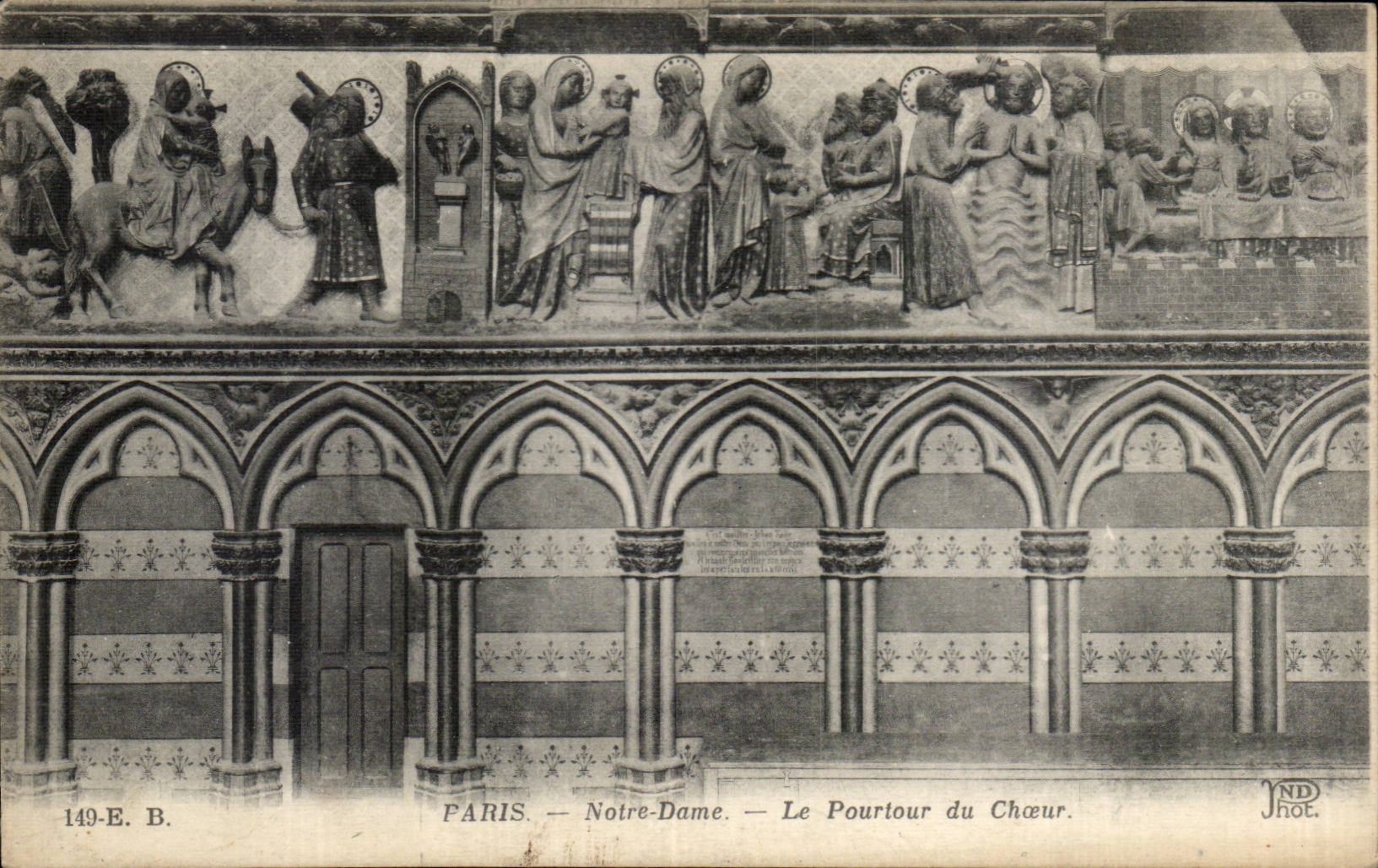 CPA Paris Notre Dame Le pourtour du choeur