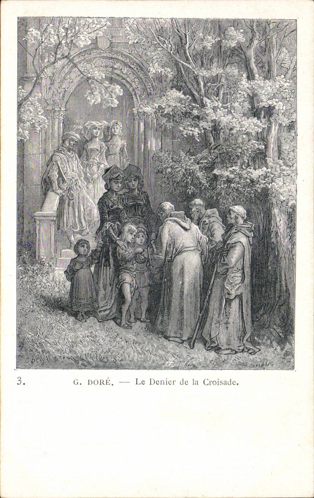 CPA Fantasy Gustave Gilds the sum of money of the crusade