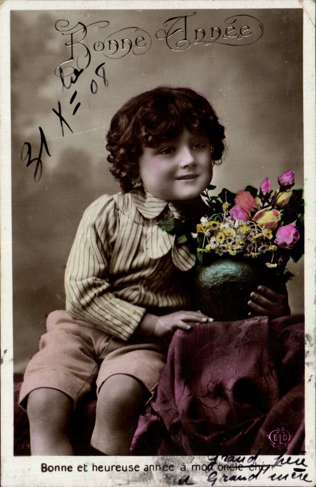 CPA Fantasy Child Happy New Year