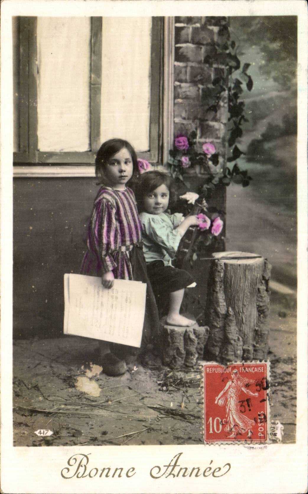 CPA Fantasy Children Happy New Year