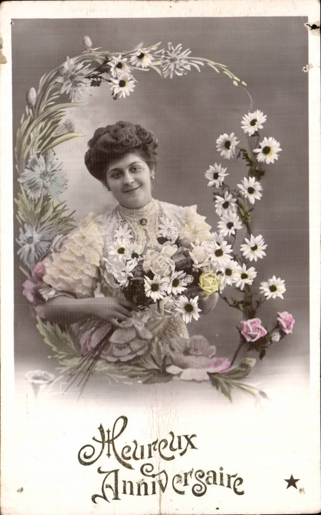 CPA Fantasy Happy Woman birthday