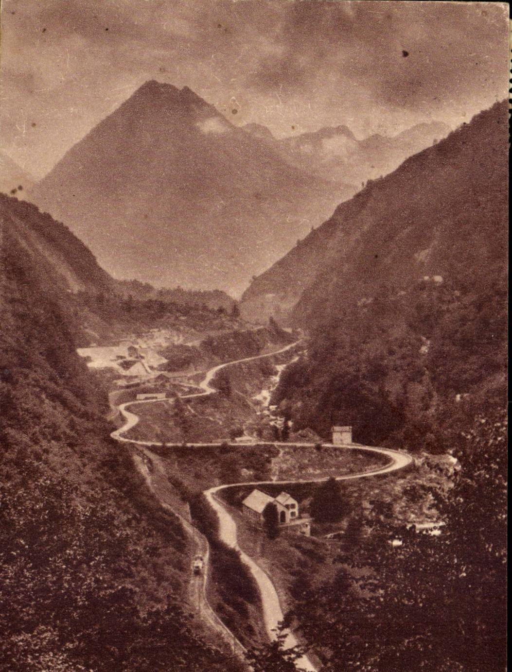 CPA Cauterets Weg von pierrefitte hat Cauterets die Schnecke
