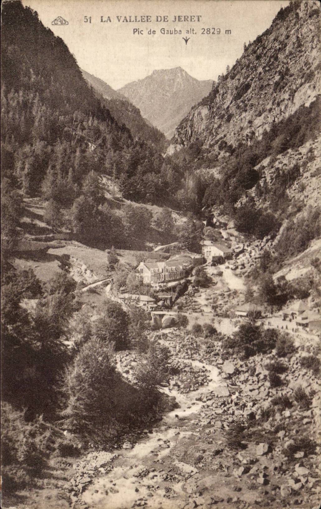 CPA das Tal der Jeret Spitze von Gaube