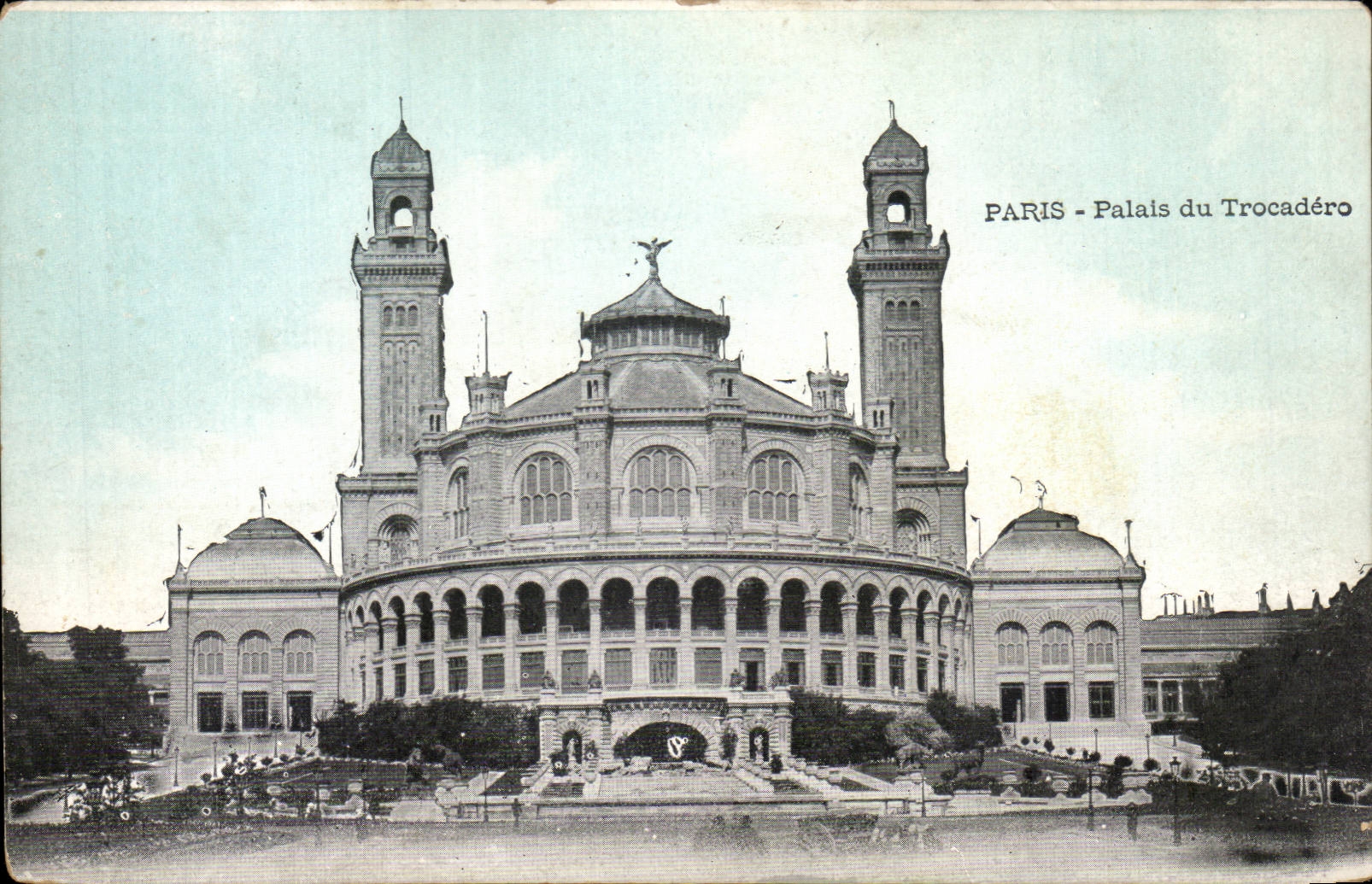 Paris CPA Palate of Trocadero